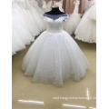 2017 Off-shoulder Wholesale Puffy Tulle Ball Gown Real Photo Wedding Dress